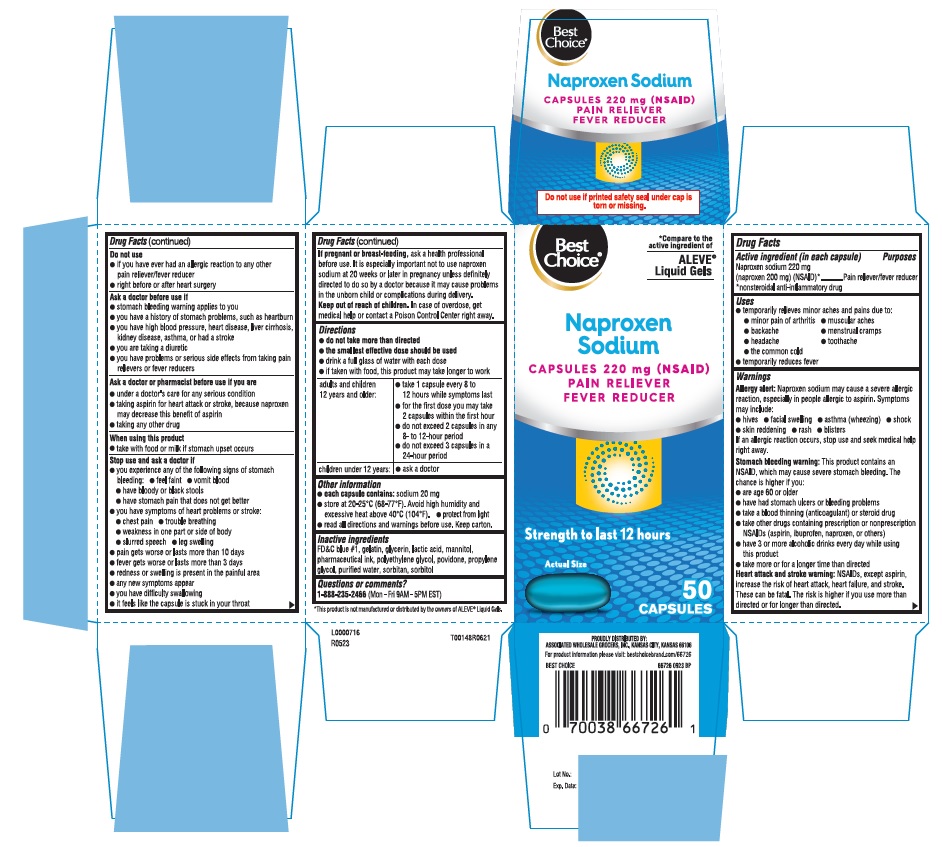 Pill image for Naproxen Sodium Capsule, 220mg