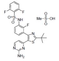 Pill image for these highlights do not include all the information needed to use tafinlar safely and effectively. see full prescribing information for tafinlar.