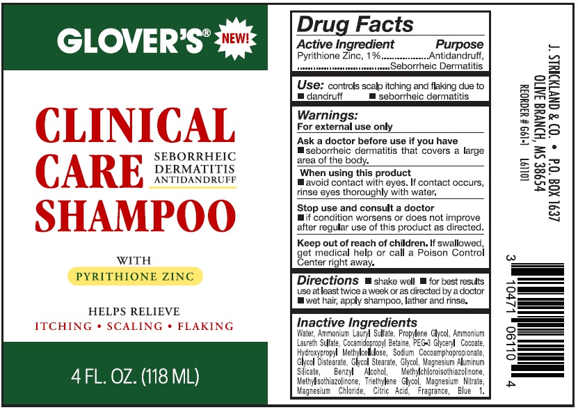 Pill image for Glover's Clinical Care - Seborrheic Dermatitis, Antidandruff - Shampoo