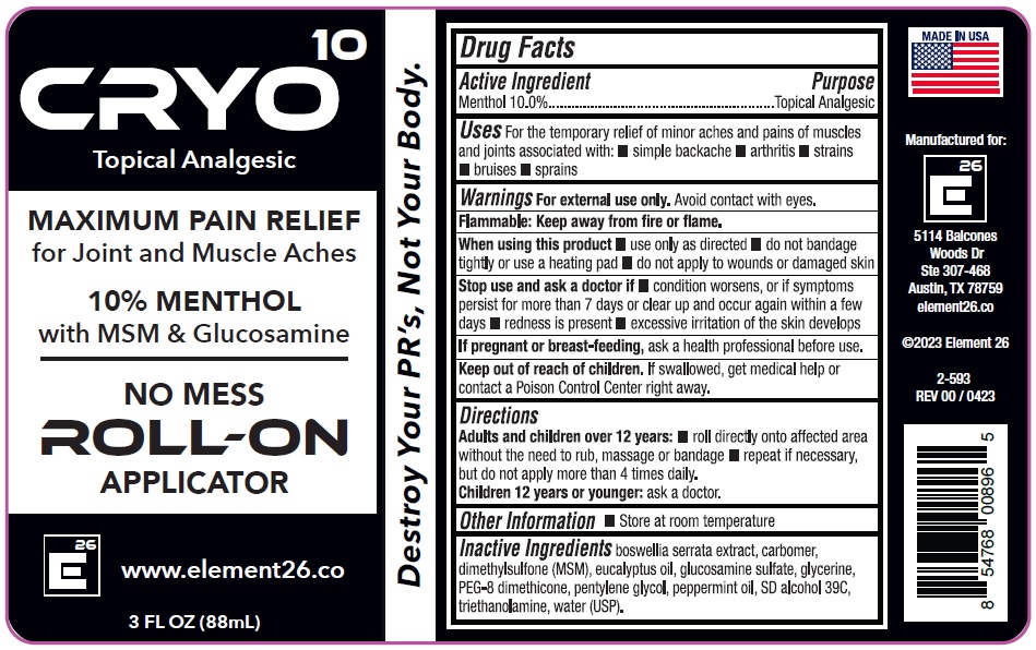 Pill image for Cryo10 Topical Analgesic