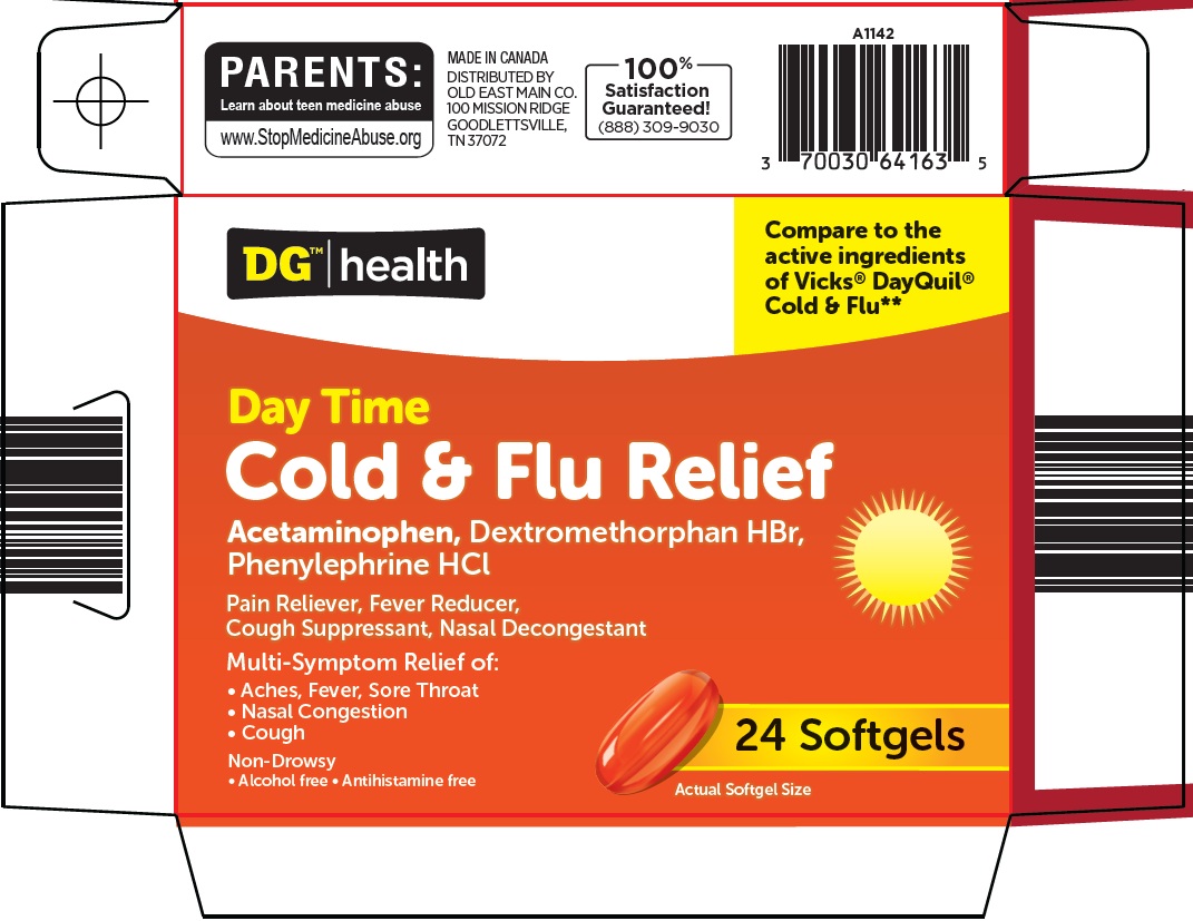 Pill image for Dolgencorp, Llc Cold & Flu Relief Drug Facts