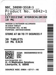 Pill image for Major Pharmaceuticals Cetirizine Drug Facts