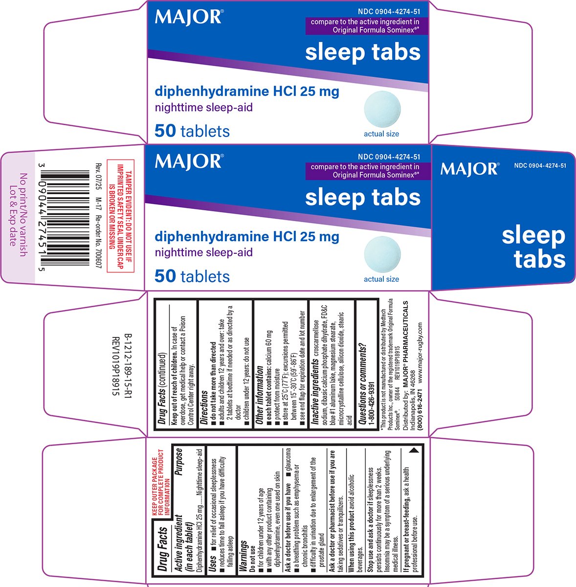 Pill image for Major 44-189