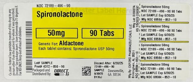 Pill image for Spironolactone